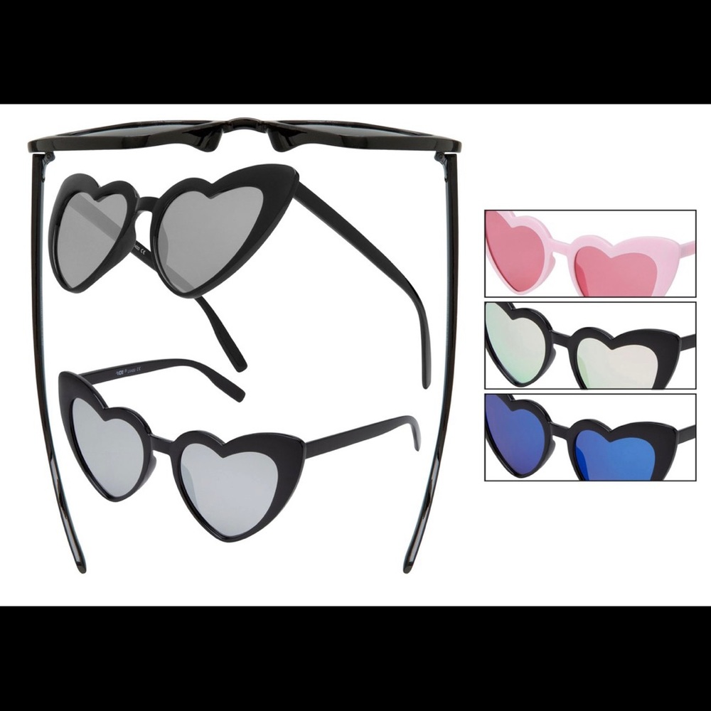 Women’s Heart Shaped Sunglasses Sunnies NWT